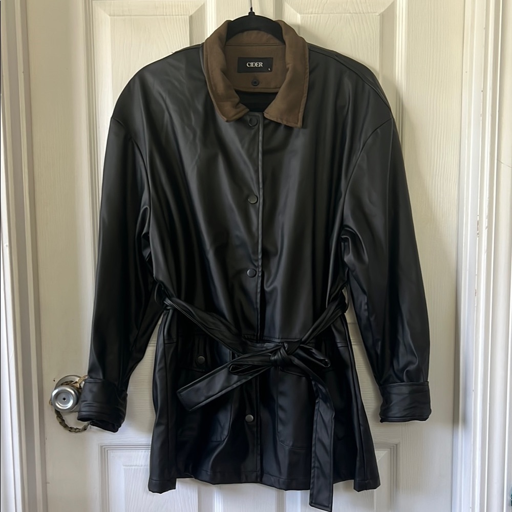 Cider Pleather Jacket